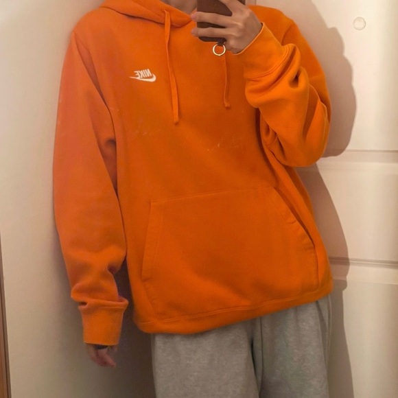Nike Tops - Nike Vibrant Orange Hoodie